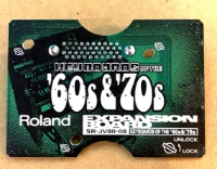 Click for large photo of Roland SR-JV80-08 Keyboards of the 6-'s&70