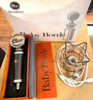 Click for large photo of Blue Baby Bottle