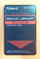 Click for large photo of Roland SN-U110-12 Sax & Trombone Rom for U-220 Etc