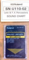 Click for large photo of Roland SN-U110-02 Latin & F.X. Percussion